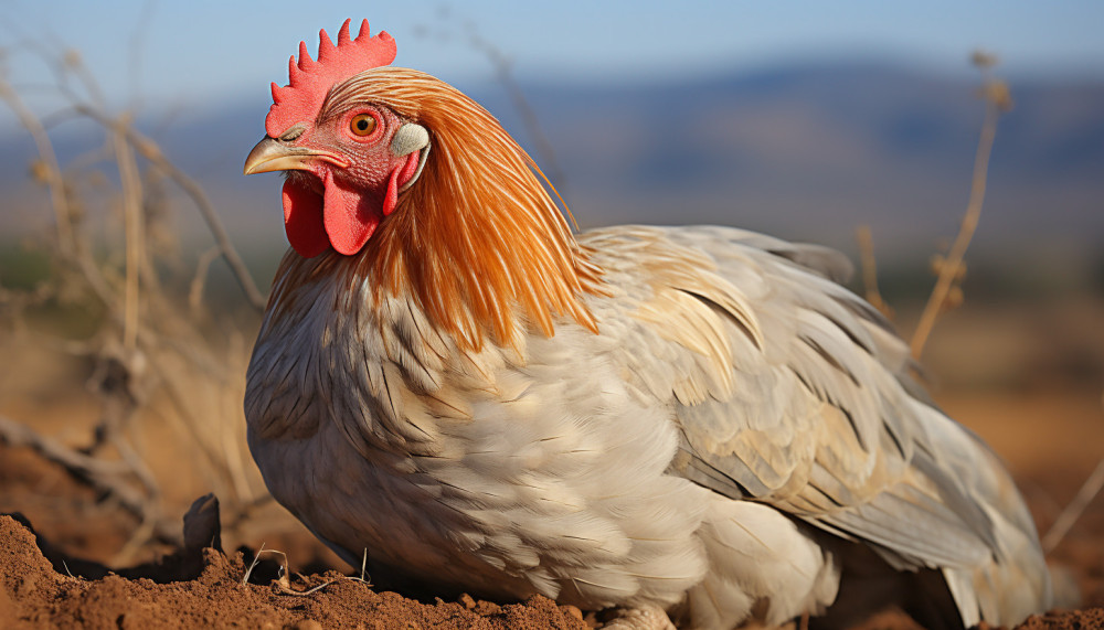 La poule Faverolles : une poule XL.